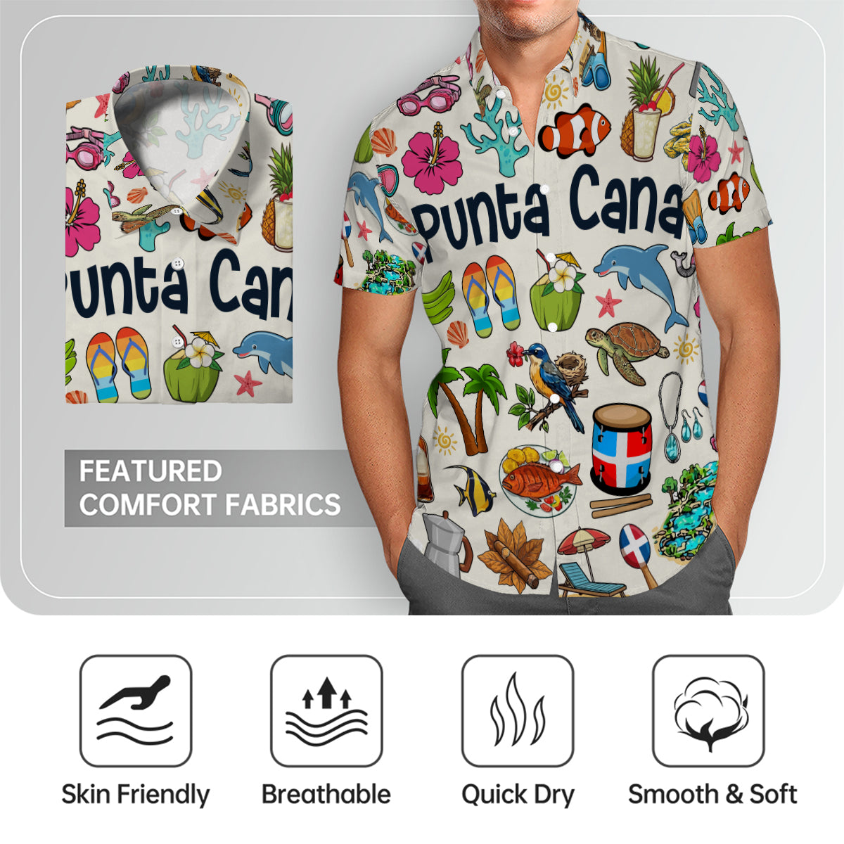 Punta Cana Hawaiian Shirt For Vacation And Travel Lovers