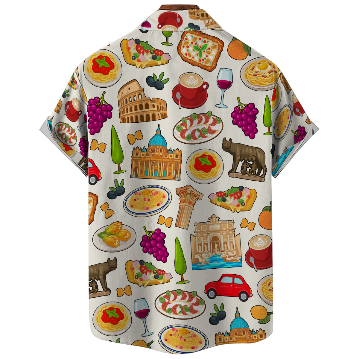 Rome Hawaiian Shirt For Vacation And Travel Lovers