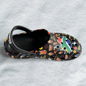 South Africa Customized Clogs Shoes With South African Flag And Symbols v2