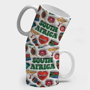 South Africa Coffee Mug Cup With Custom Your Name