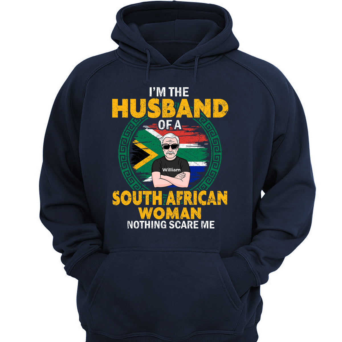 Custom South Africa T-shirt For Your Husband, I'm The Husband Of A South African Woman
