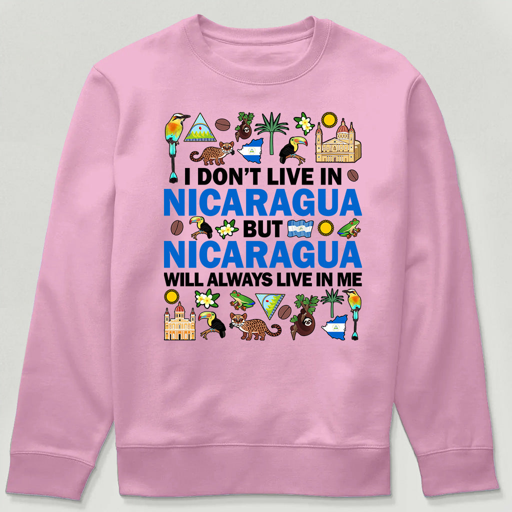 Nicaragua Will Always Live In Me Sweatshirt
