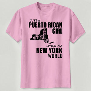 Just A Puerto Rican Girl Living In A New York Sweatshirt