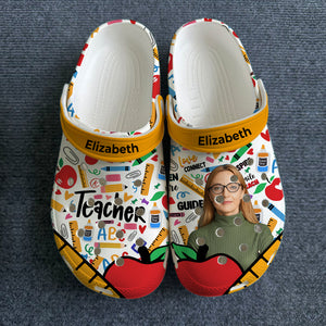 Custom Teacher Clogs Shoes Gift For Teacher