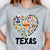 Personalized Texas T-shirt, My heart and Soul Lives In Texas