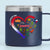Just A Texas Girl Custom 14oz Stainless Steel Tumbler With Handle