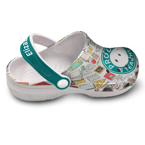 Custom Proud Teacher Clogs Shoes TH0711