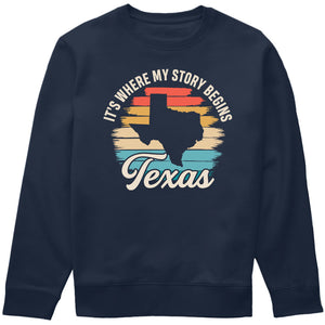 Texas It's Where My Story Begins T-shirt