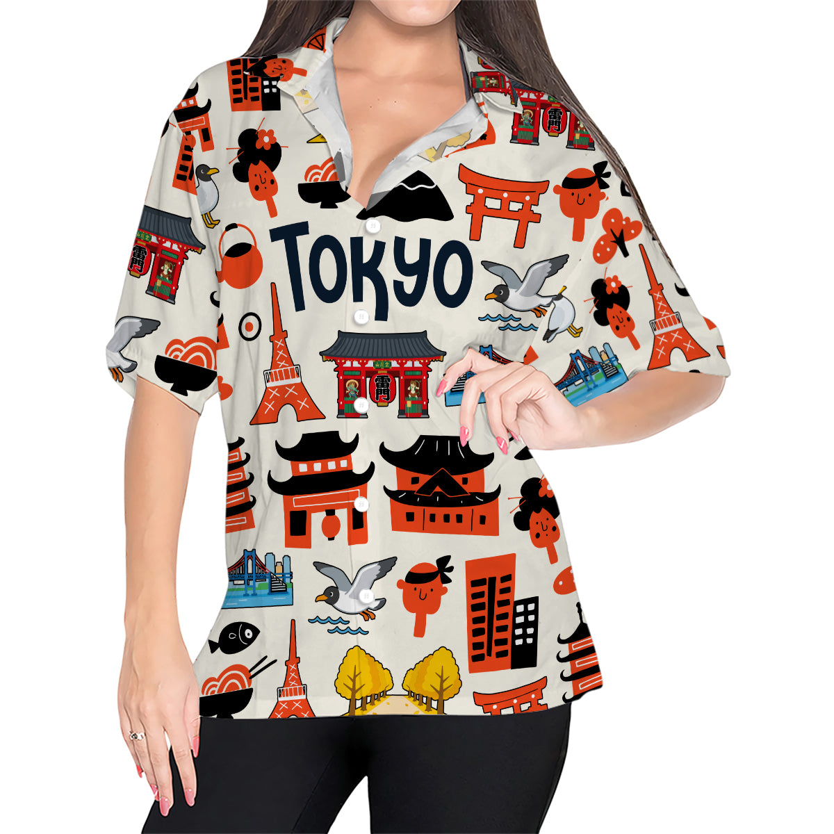 Tokyo Hawaiian Shirt For Vacation And Travel Lovers