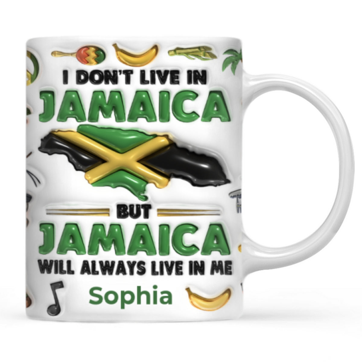 Custom Jamaica Will Always Live In Me, Symbols
