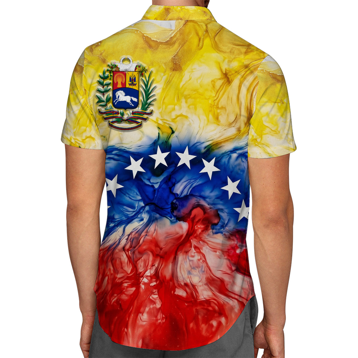 Venezuela Hawaiian Shirt With Flag Colorful