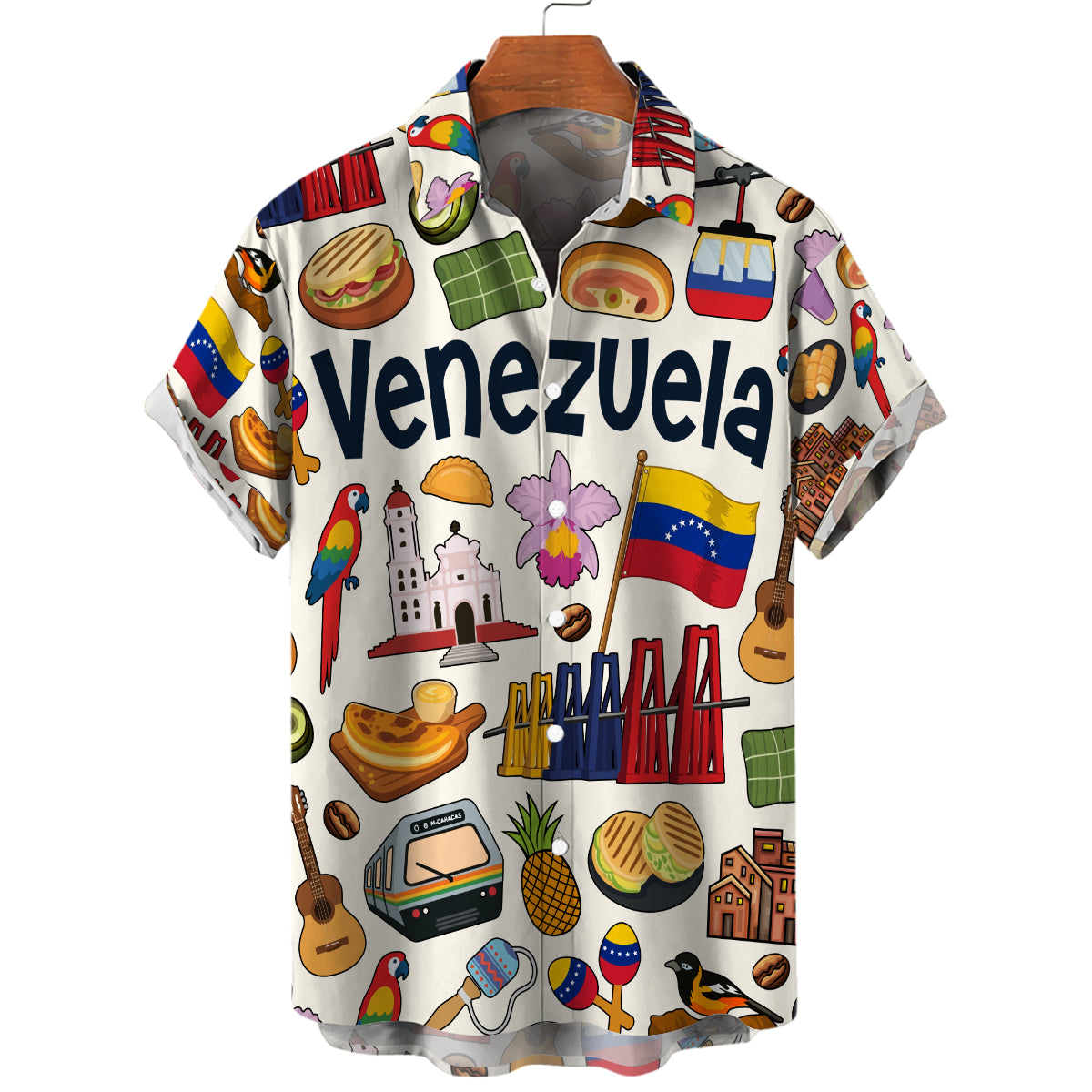 Venezuela Hawaiian Shirt For Vacation And Travel Lovers