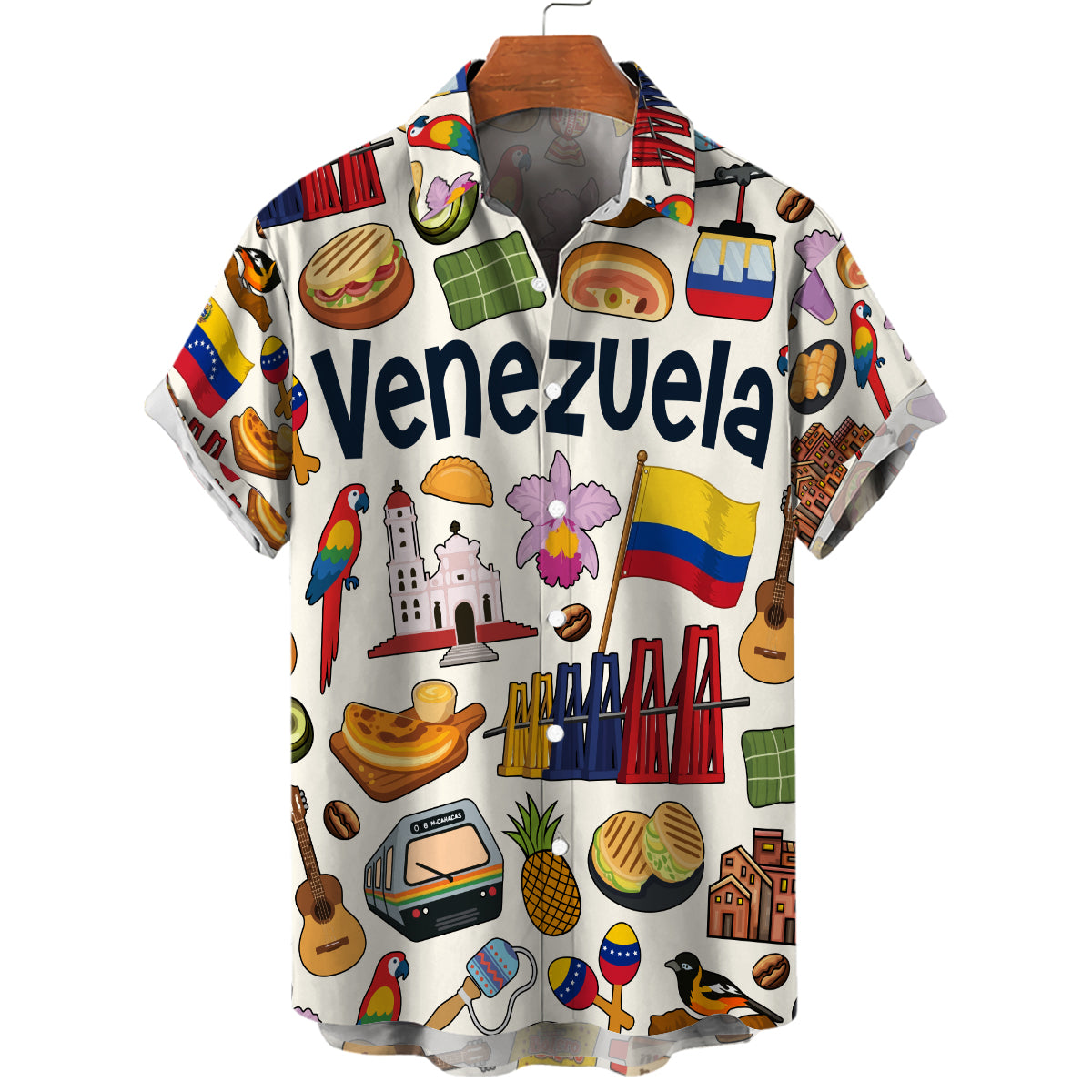 Venezuela Hawaiian Shirt For Vacation And Travel Lovers