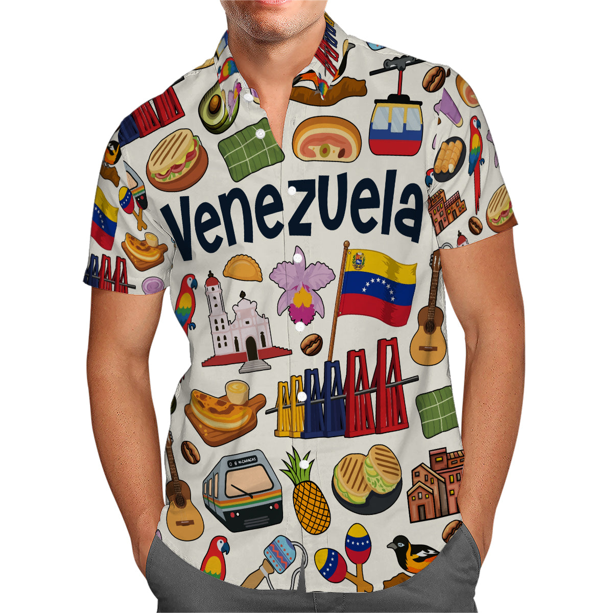 Venezuela Hawaiian Shirt For Vacation And Travel Lovers