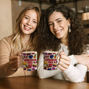 Venezuelan Girl Coffee Mug Cup With Custom Your Name