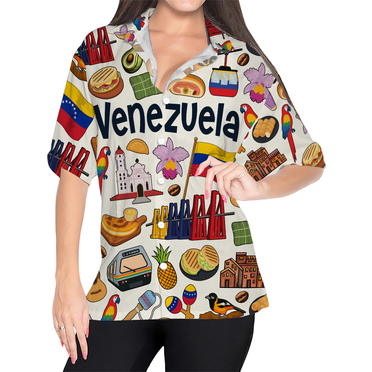 Venezuela Hawaiian Shirt For Vacation And Travel Lovers