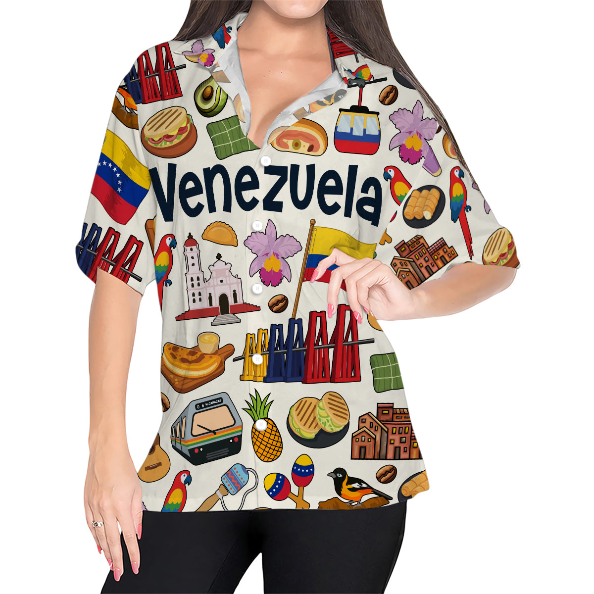 Venezuela Hawaiian Shirt For Vacation And Travel Lovers
