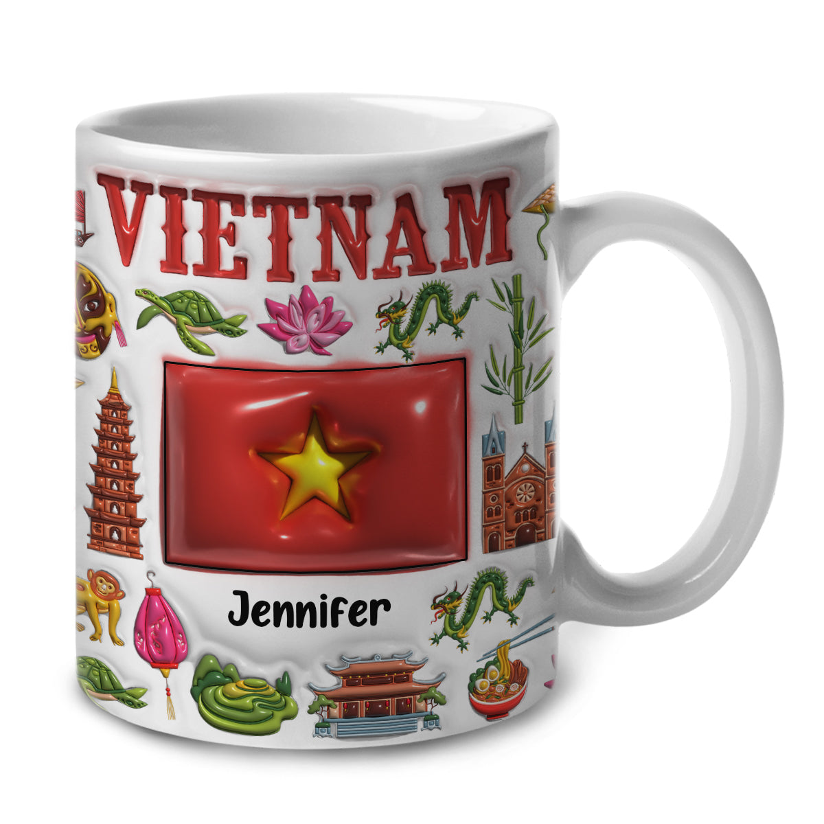 Custom Vietnam Coffee Mug Cup With Your Name