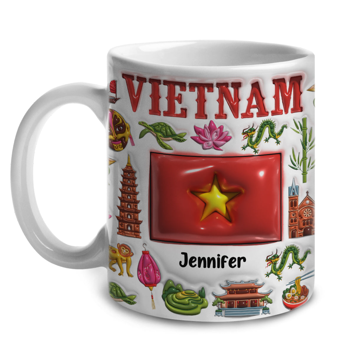 Custom Vietnam Coffee Mug Cup With Your Name