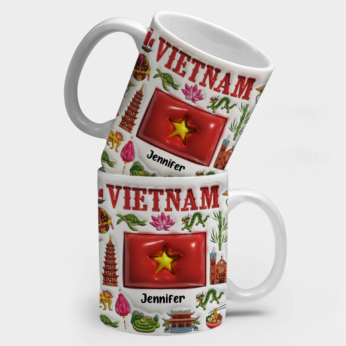 Custom Vietnam Coffee Mug Cup With Your Name
