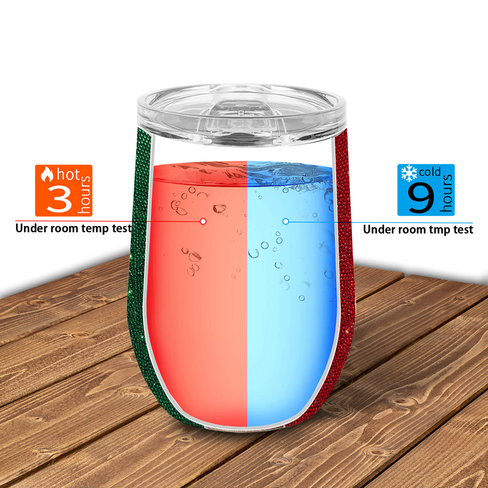 Custom Italy Symbols 2D Effect Tumbler 12oz With Name