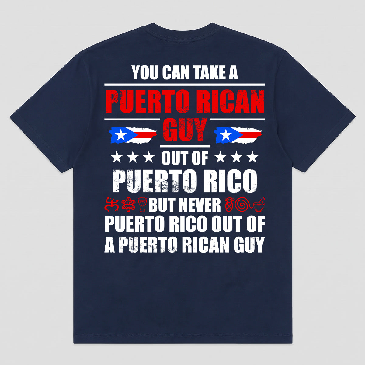 You Can Take A Puerto Rican Guy T-shirt With Back Side