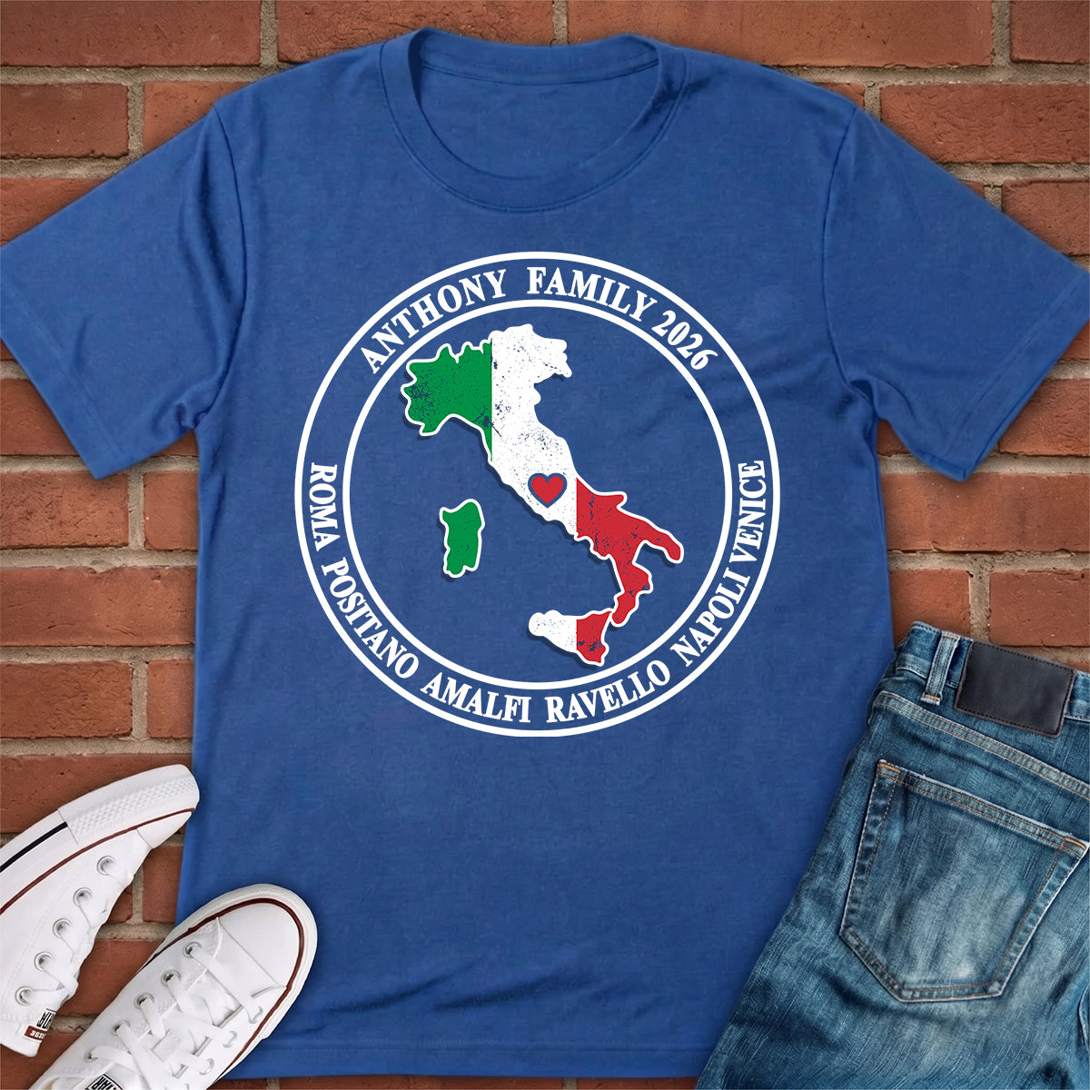 Personalized Italy Group Trip T-shirt, Italy Travel T-shirt For Group