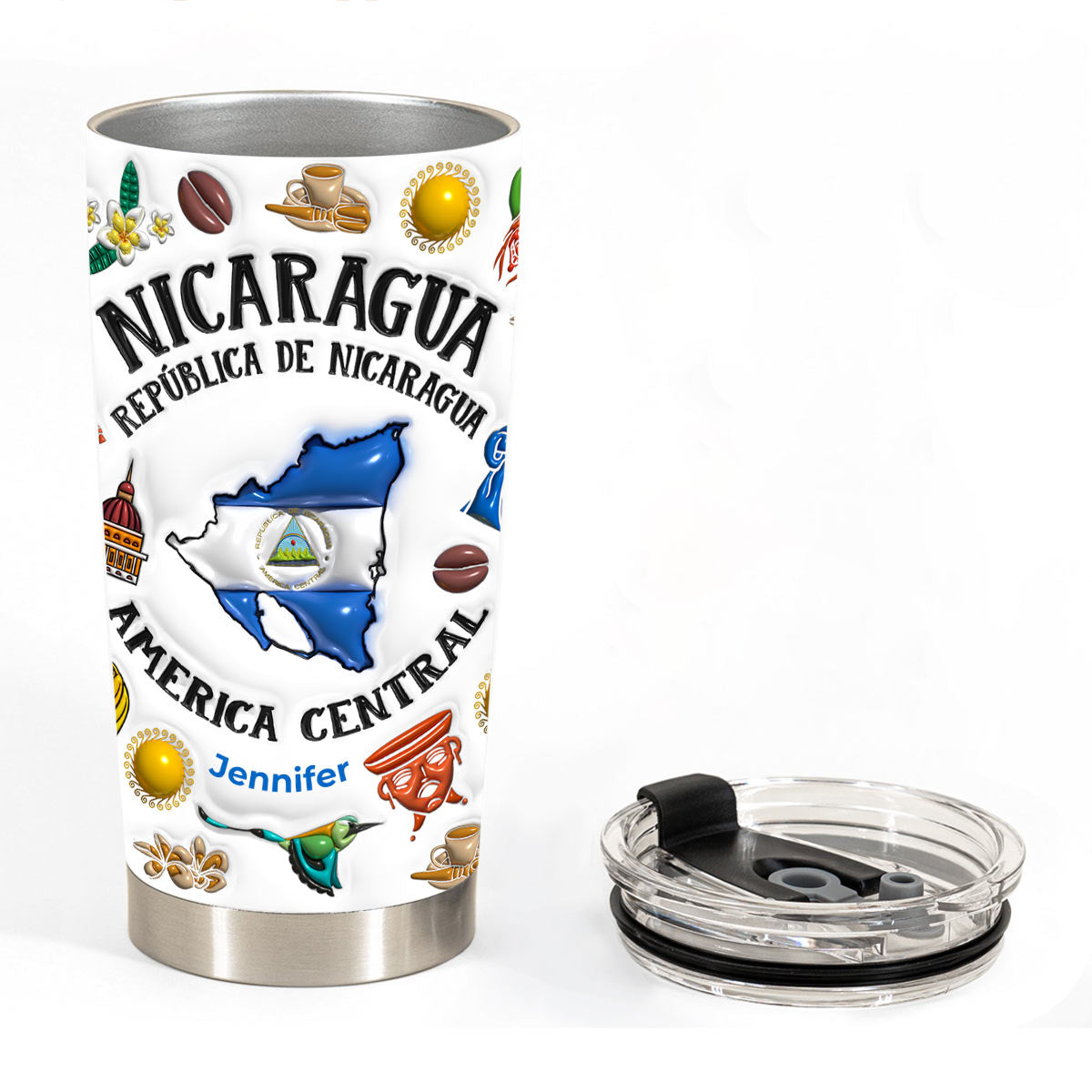 Custom Nicaragua Republica De Nicaragua Tumbler