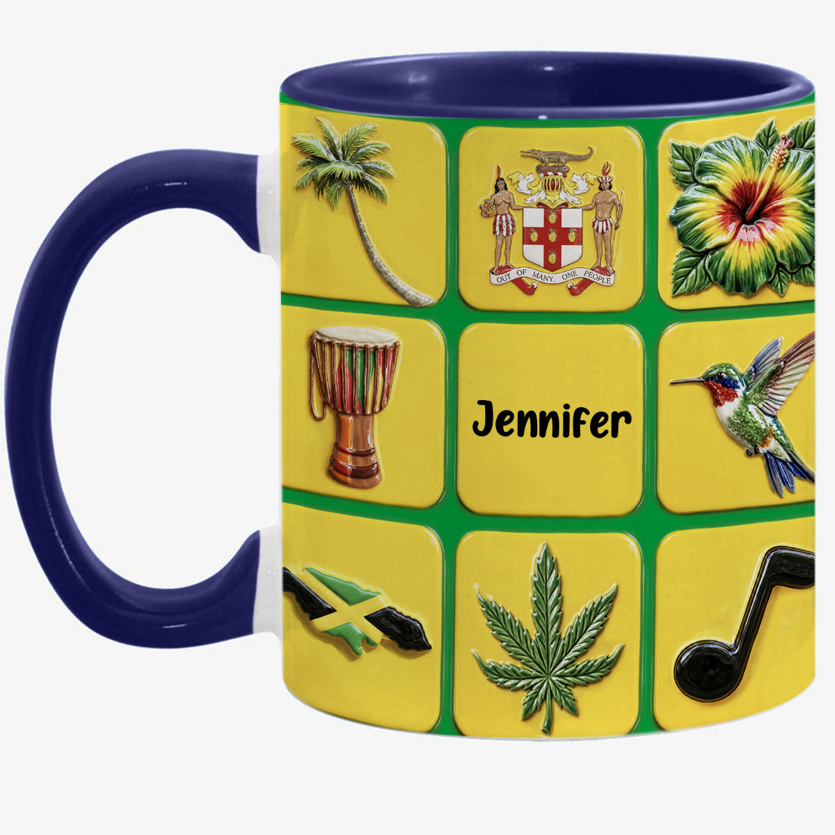 Customized Jamaican Soul Accent Mug With Your Name