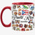 Custom Puerto Rico Accent Mug With Water Symbols, Name