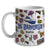 Custom El Salvador Mug With Map, Flag