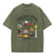 Custom Argentina South America Washed T-shirt With Your Name