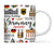 Custom Germany Coffee Mug Cup With Symbols