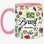 Custom Brazil Accent Mug With Water Symbols, Name