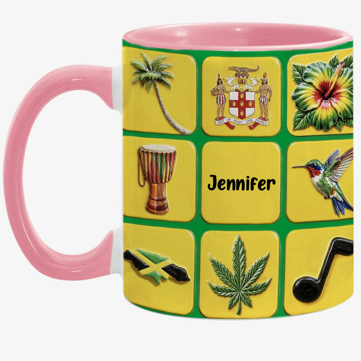 Customized Jamaican Soul Accent Mug With Your Name