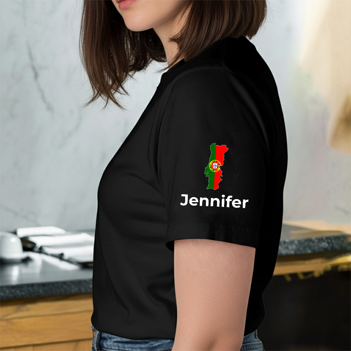 Custom I'm Not Yelling I'm Portuguese T-shirt And Name