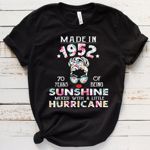 Made In 1952 70th Birthday T-shirt For Her