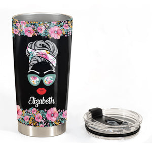 Personalized 60th Birthday Tumbler, Years Of Being Sunshine Mixed A Little Hurricane