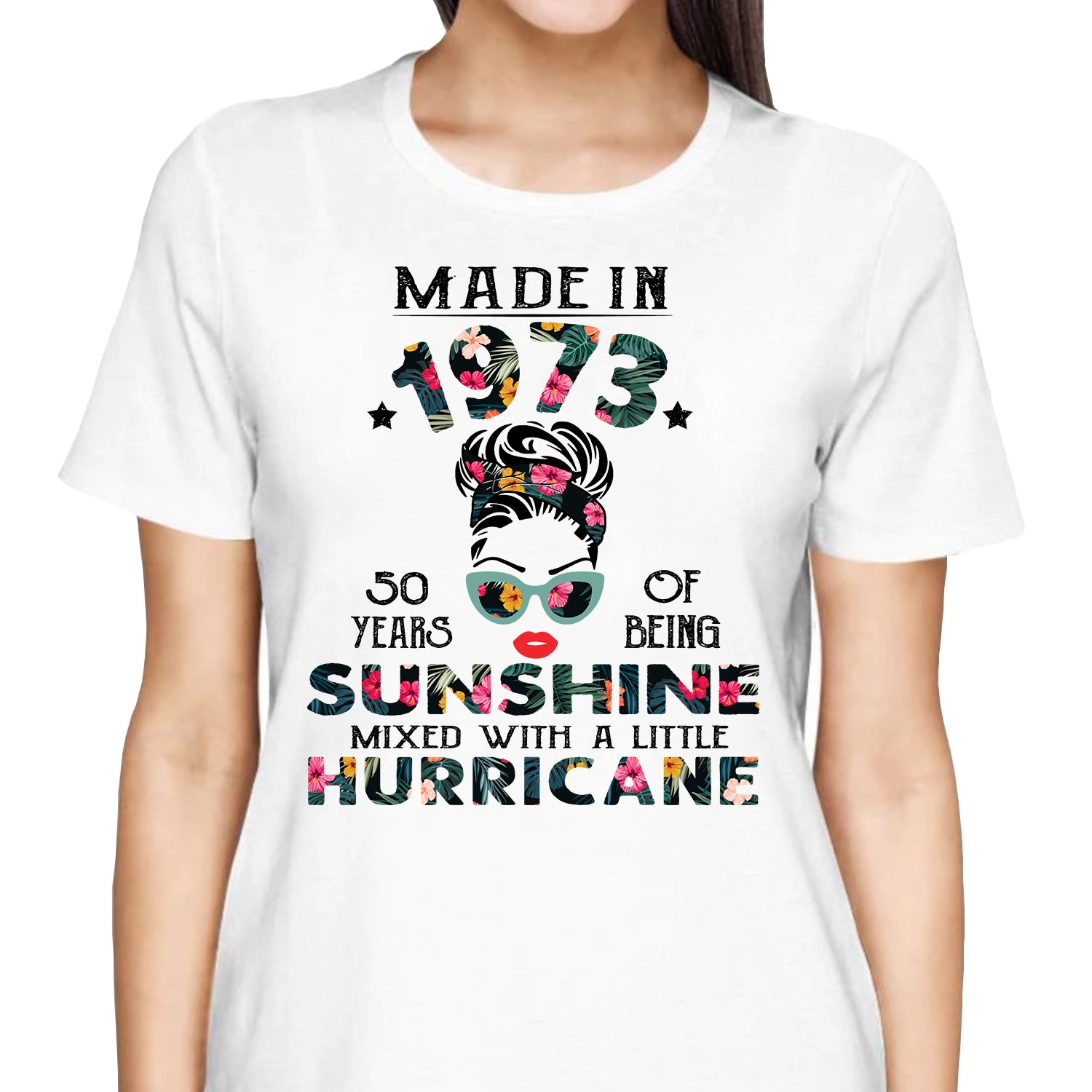 Made In 1973 50th Birthday T-shirt For Her