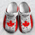 Canada Flag Personalized Clogs Shoes With Your Name