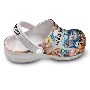 Life Is Better With Sharks Personalized Clogs Shoes
