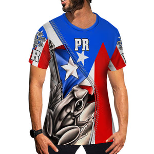 Puerto Rico Flag Puerto Rican Unisex 3D Personalized T-shirt