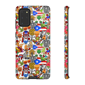 Puerto Rico Flag Symbols Phone Case - Phone Case Teezalo