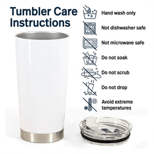 Jamaica Symbols Personalized 20z Stainless Steel Cup - Tumbler Born Teezalo