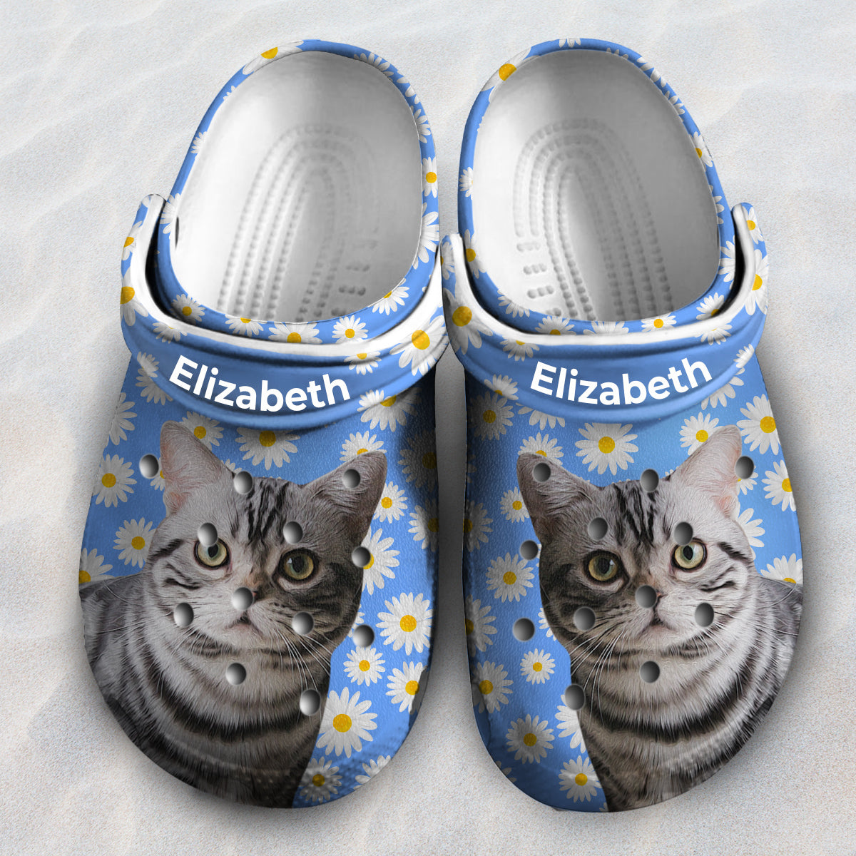 Custom Cat Pet Personalized Clogs Shoes Gift for Cat Lovers HH2911 - Men's US3