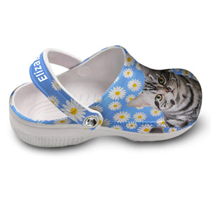 Custom Cat Pet Personalized Clogs Shoes Gift For Cat Lovers HH2911
