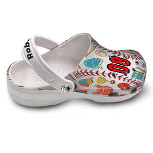 Custom Baseball Clogs Shoes With Symbols TH0330