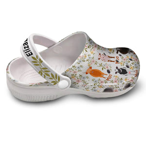 Beautiful Cow Breeds Personalized Clogs Shoes