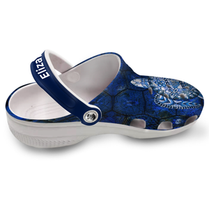 Beautiful Turtle Personalized Clogs Shoes With Your Name 2