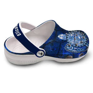 Beautiful Turtle Personalized Clogs Shoes With Your Name 3